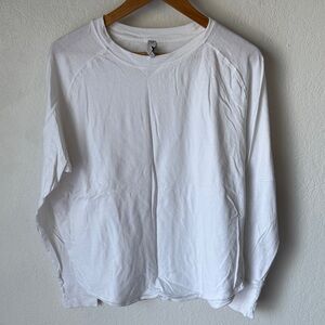 Zella 100% Cotton Relaxed Long Sleeve